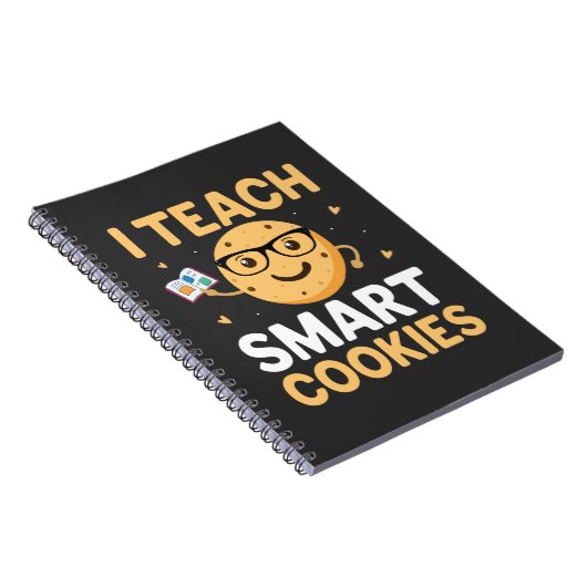National Cookie Day, ik geef slimme koekjes Notitieboek (Rechterzijde)