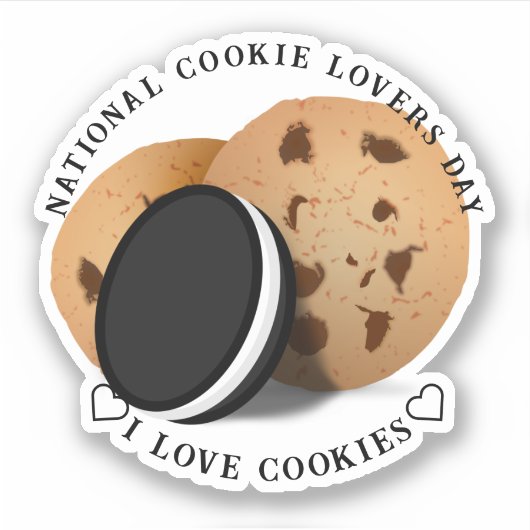 National Cookie Day Sticker (Voorkant)