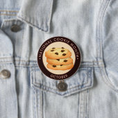 National Cookie Month, chocoladekoekjes Ronde Button 7,6 Cm (In situ)