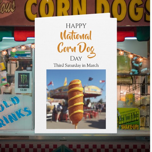National Corn Dog Day | Third Saturday in March Kaart