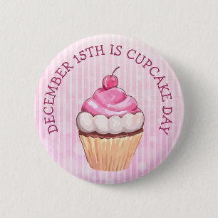National Cupcake Day 15de Button december
