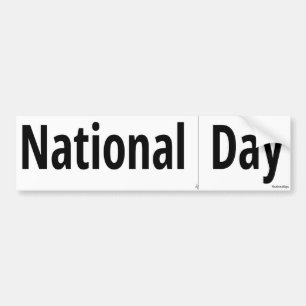 National Cut Along The Dotted Line Day Bumpersticker