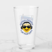 National Day Riff Pint voor Lager Glas (Achterkant)