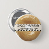 National Doughnut Appreciation Day 5 november Ronde Button 5,7 Cm (Voorkant /achterkant)