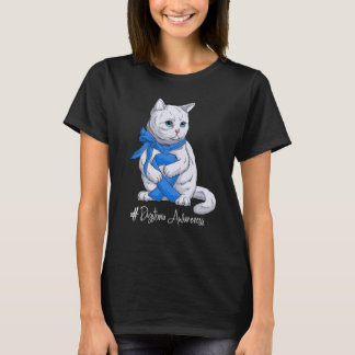 National Dystonia Awareness Month Blue Ribbon Cute T-shirt