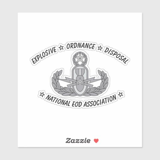 National EOD Association Vinyl Sticker (Vel)