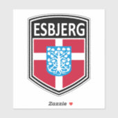 National - Esbjerg Danemark Sticker (Feuille)