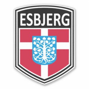 National - Esbjerg Danemark Sticker