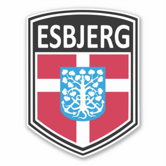 National - Esbjerg Danemark Sticker (Devant)