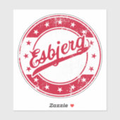 National - Esbjerg Danemark Sticker (Feuille)
