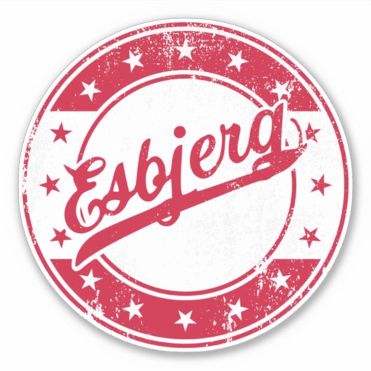 National - Esbjerg Danemark Sticker (Devant)