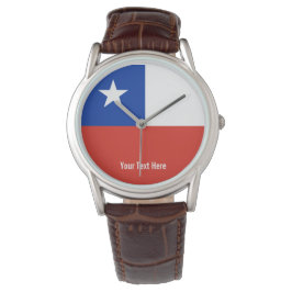 National flag of Chile Horloge