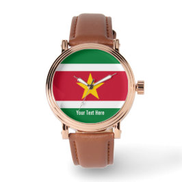 National flag of Suriname Horloge