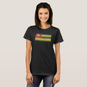 National Flag of Togo souvenir for men women T-shirt (Voorkant volledig)