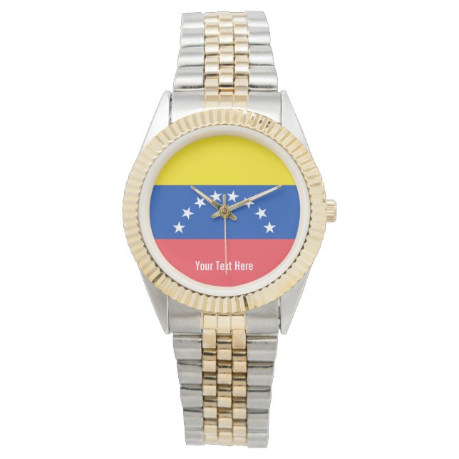 National flag of Venezuela Horloge (Voorkant)