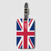 National Flag Patriotic Bagagelabel (Voorkant (verticaal))