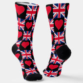 National Flag UK Pride Patriotic Sokken (Gebogen)