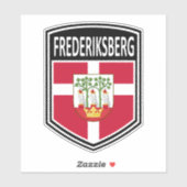 National - Frederiksberg Danemark Sticker (Feuille)