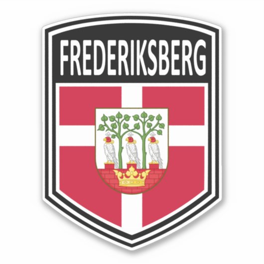 National - Frederiksberg Danemark Sticker (Devant)