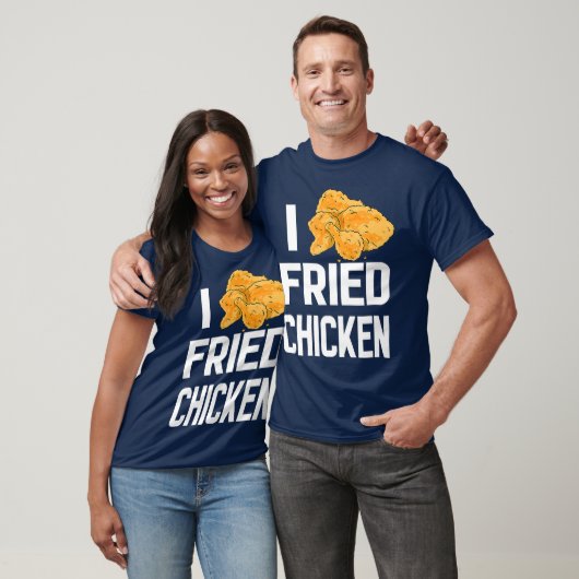 National Fried Chicken Day I Love Crispy Chicken T-shirt (Unisex)