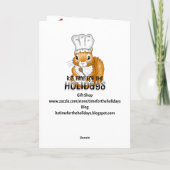 National Fried Chicken Sandwich Day | Nov 9th Kaart (Achterkant)