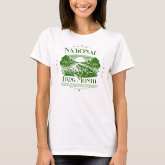 National Frog Month T-shirt