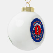 National Guard Emblem Keramische Bal Ornament (Links)