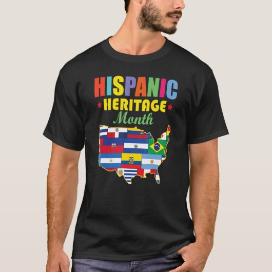 National Hispanic Heritage Month T-shirt (Voorkant)