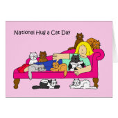 National Hug Your Cat Day 4 juni (Voorkant Horizontaal)