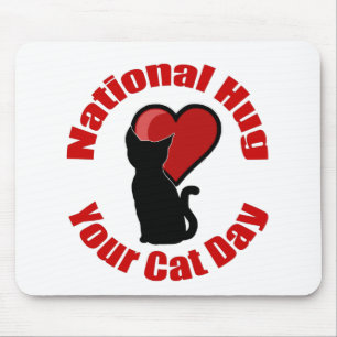 National Hug Your Cat Day Muismat
