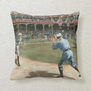 National League Baseball Game 1886 Kussen