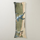 National League Baseball Game 1886 Lichaamskussen (Voorkant Verticaal)