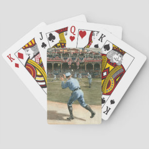 National League Baseball Game 1886 Pokerkaarten