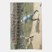 National League Baseball Game 1886 Theedoek (Verticaal)