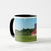 National Life Red Barn Coffee Mok (Voorkant links)
