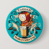 National Mulled Cider Day Ronde Button 7,6 Cm (Voorkant)
