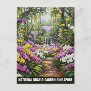 National Orchid Garden Singapore Briefkaart