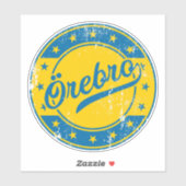 National - Örebro Sverige | Sticker Suède (Feuille)