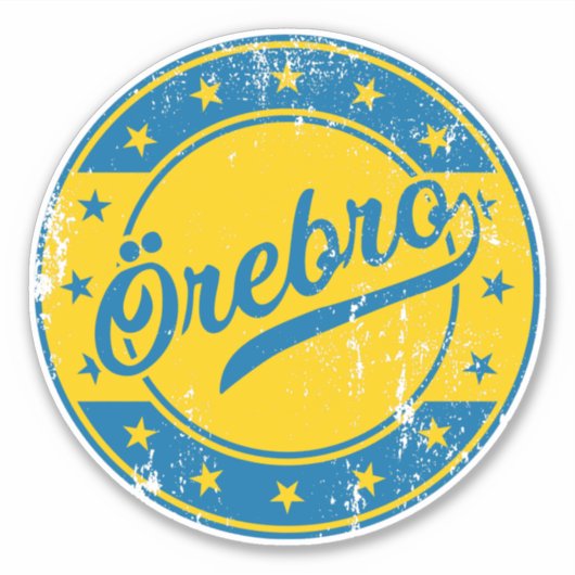 National - Örebro Sverige | Sticker Suède (Devant)