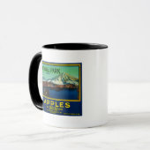 National Park Apple Crate LabelHood River, OF Mok (Voorkant links)