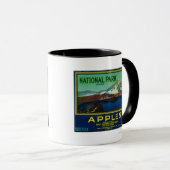 National Park Apple Crate LabelHood River, OF Mok (Voorkant rechts)