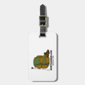 National Park Backpack Bagagelabel (Voorkant verticaal)
