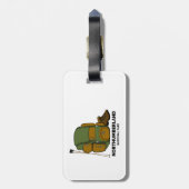 National Park Backpack Bagagelabel (Achterkant verticaal)