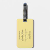 National Park Natuur - Aangepaste tekst - Joshua - Bagagelabel (Achterkant verticaal)