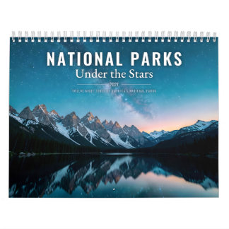 National Parks Under the Stars 2027 Night Sky Kalender