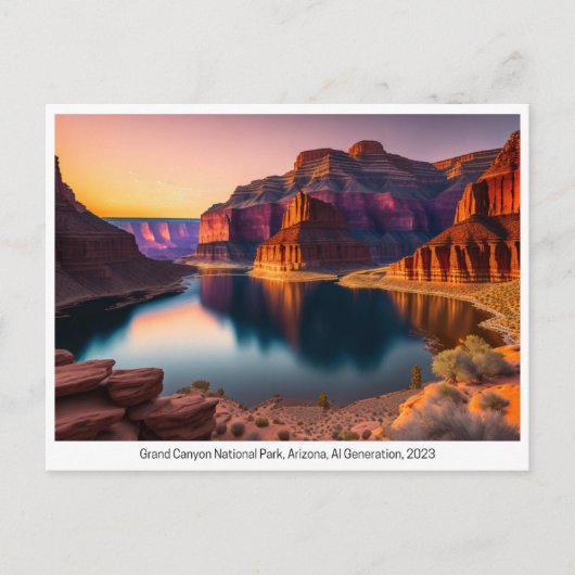 National Parks USA, Carte postale pour la traversé (Devant)