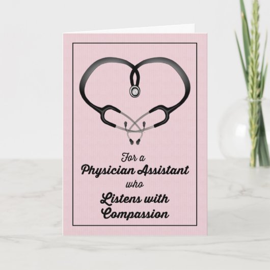National Physician Assistant Day Week, dank u Bedankkaart (Voorkant)