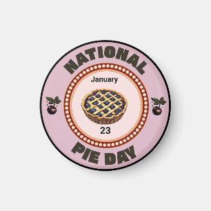 National Pie Day Cherry Pie Magneet