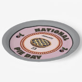 National Pie Day Cherry Pie Papieren Bordje (Gekanteld)