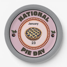 National Pie Day Cherry Pie Papieren Bordje